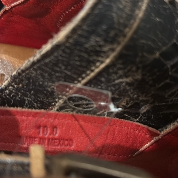 Bed Stu Jinkie Open Toe Platform Heel Black Rustic NWT - Picture 11 of 12